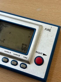 Nintendo Game & Watch Silver Fire RC-04 Wide Screen 1980 Tested