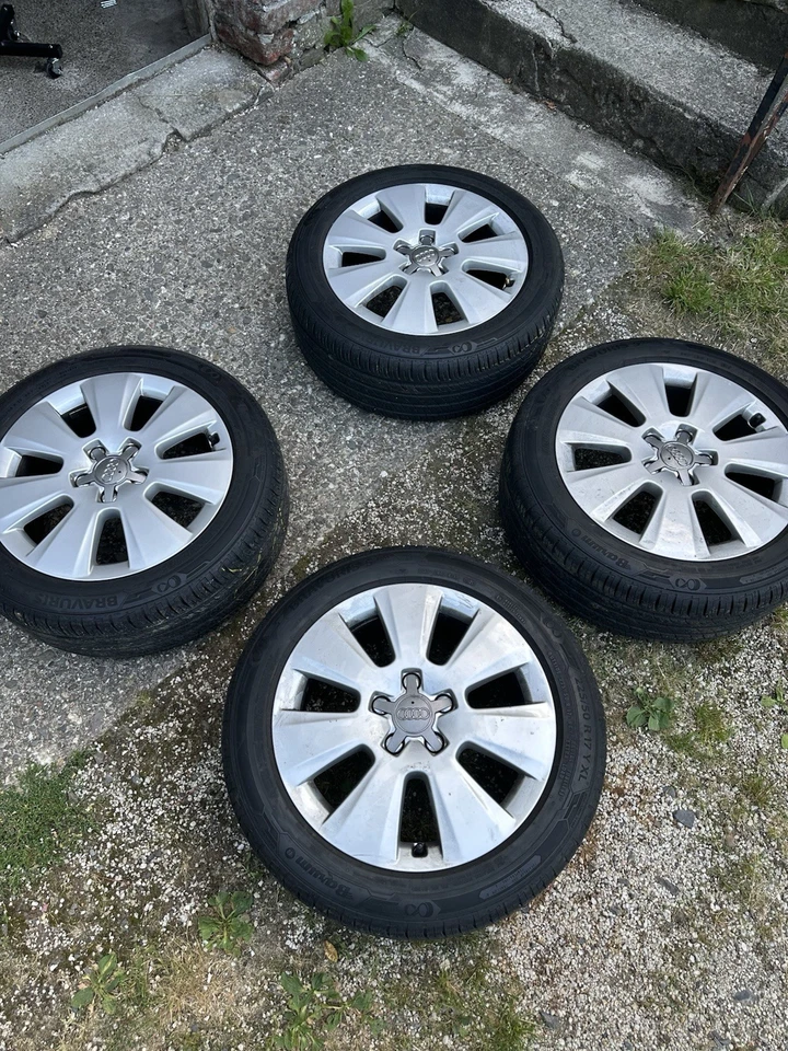 Sommerreifen Auf Alufelgen von Audi A4 - Bild 3 von 3