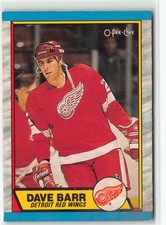 Dave Barr 1989 Detroit Red Wings #13
