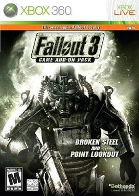 Fallout 3 Game Add-On Pack: Broken Steel and Point Lookout - Xbox 360 Game Only
