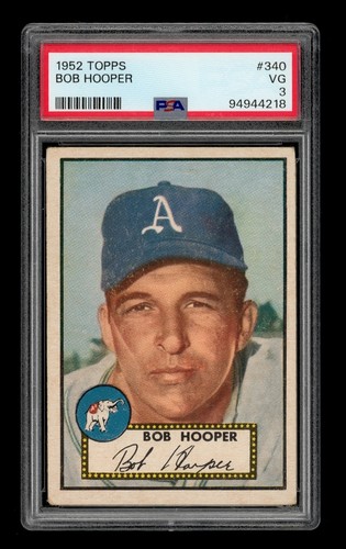 1952 Topps Set-Break #340 Bob Hooper PSA 3 VG