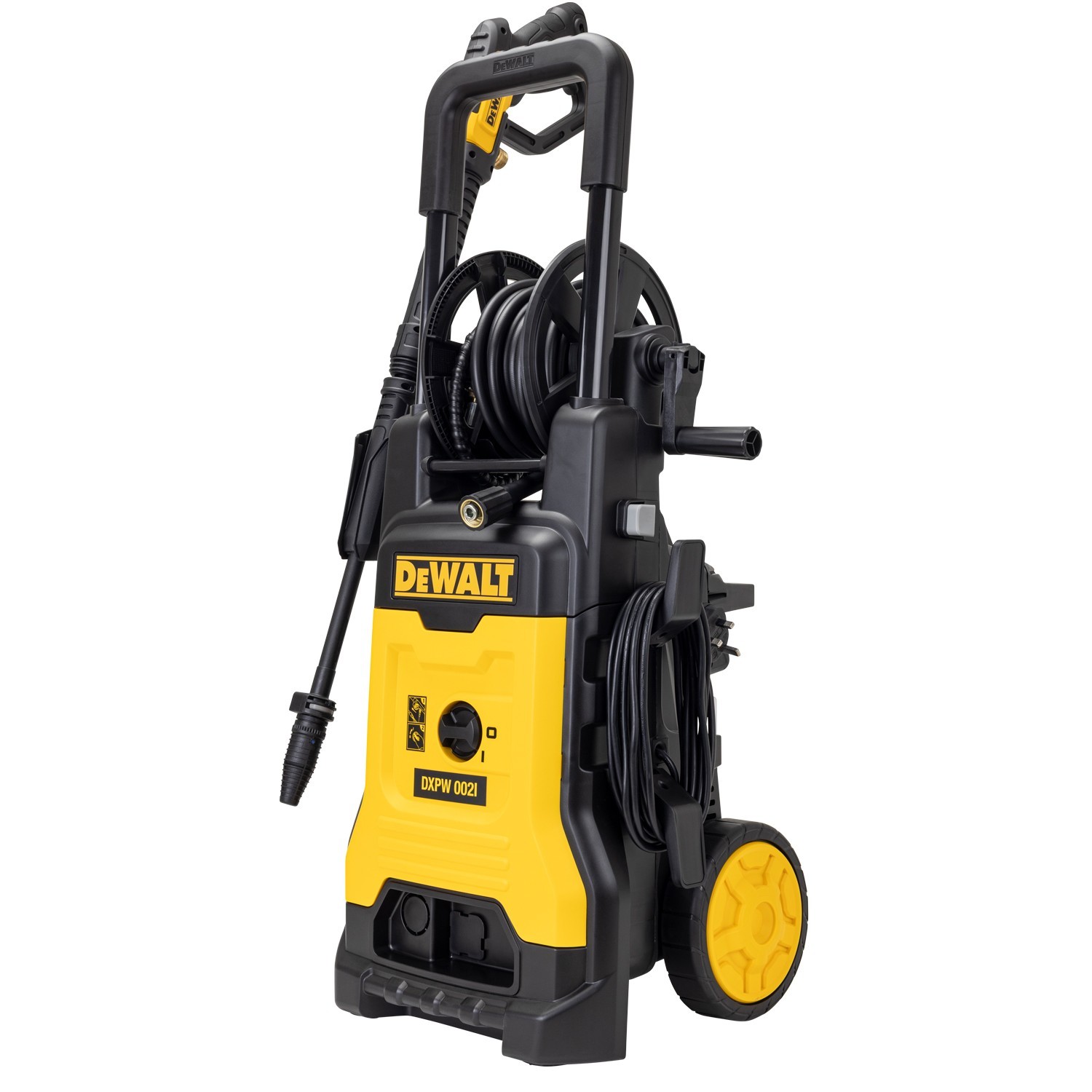 DeWalt DXPW002I 230V Electric High-Pressure Washer +Hose Reel - 160 Bar, 450L/hr