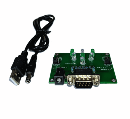 9 Pin Amiga Commodore Amstrad LED Joystick Joysteter + USB Kabel - Bild 1 von 3