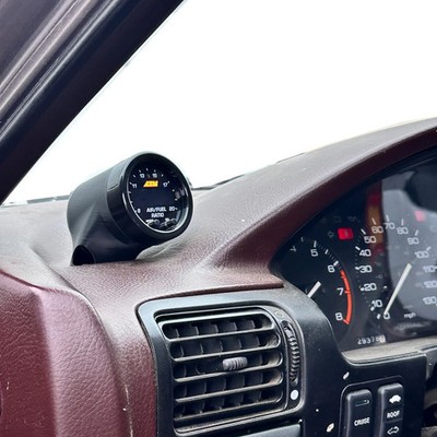 Single gauge pod mount for 1990-1993 Accord CB7 functional defrost vent