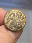 CIVIL WAR CSA CONFEDERATE DROP WING PELICAN COAT BUTTON SCOVILL MFG. CO. #1
