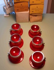 1961 Pontiac Bonneville Taillamp Lenses . Set Of 6. Nors Glo-brite