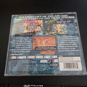 Vintage 2000 Capcom Street Fighter III 3rd Strike Sega Dreamcast Game Disc Case