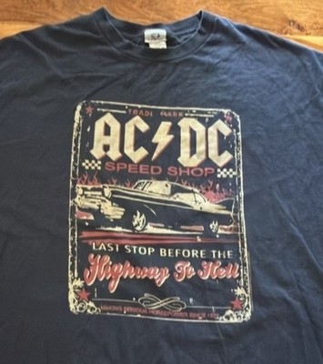 5xl Liquid Blue 2012 Men's T-Shirt AC/DC Highway To Hell Big And Tall Men s