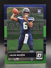 Jalen Milroe RC Seahawks 2025 Optic  2015 Retro Green  #14 (RC)