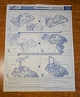 Vintage 1987 Hasbro GI Joe Swamp Masher Vehicle Blueprints ARAH