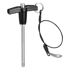 T Handle Locking Pins, Push-Button Quick Release Pin with Lanyard (5mm-70mm)