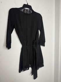 L'Agent by Agent Provocateur Jada Black Lace Sheer Robe Size Small (See photos)