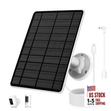 Solar Panel 5W for Camera  Compatible with Spotlight Cam/Pro/Plus two type c