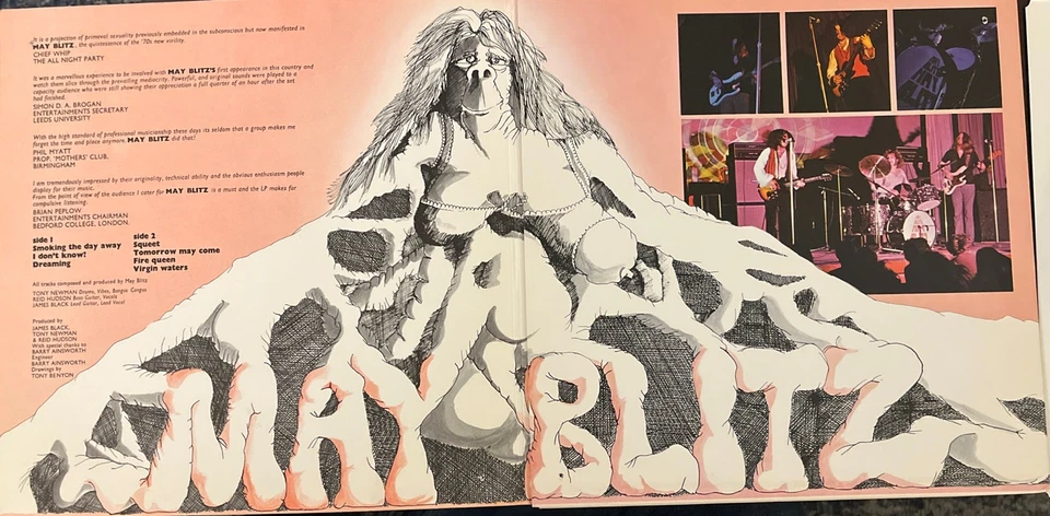 May Blitz - Self-Titled Vinyl Paramount 1970 PAS 5020 NM/EX RARE - Image 3 of 4