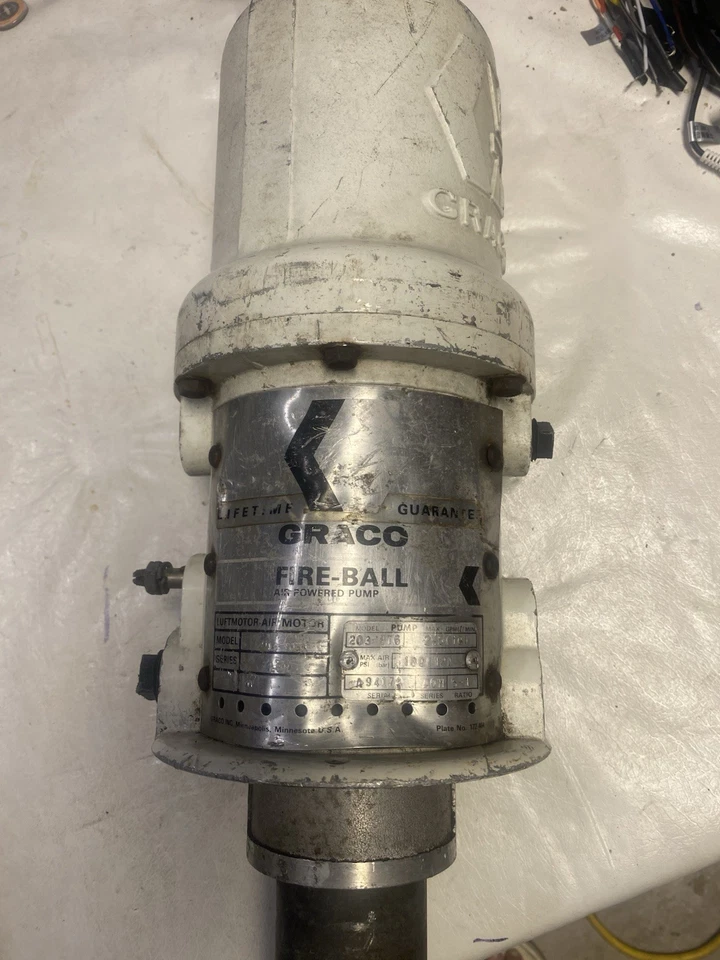 Graco Model 203-963 Fire-Ball Pneumatic Large Air Powered Pump 180(12) PSI Used - Image 3 of 4