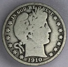 1910-P Barber Half Dollar — photo from another recent sale