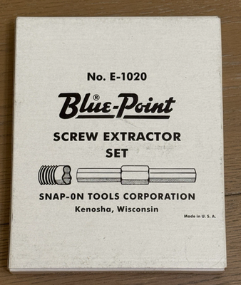 Blue Point 19pc Screw Extractor Set E1020 for sale online | eBay