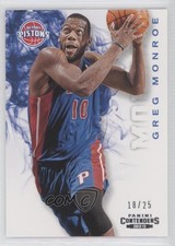 2012-13 Panini Contenders Silver 18/25 Greg Monroe #122 g6p