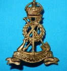 WW2 ERA ROYAL PIONEER CORPS MILITARY BRASS CAP BADGE WORLD WAR II GENUINE