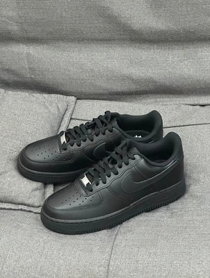 Nike Air Force 1'07 Low Men's Sneakers Classic Black Casual Lifestyle  Shoes