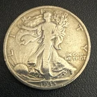 1935 Liberty Walking Half Dollar 50C Philadelphia Business Strike 90% Silver