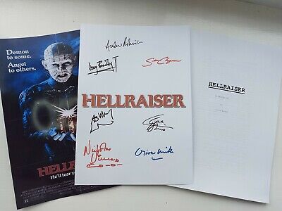 Kopen Hellraiser Script/Screenplay Movie Poster Autograph Signed Print