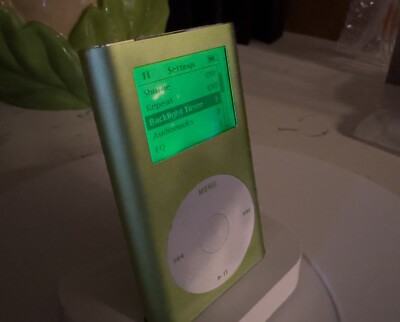 Modded 256GB Grade A Green iPod Mini 2nd Gen - Green Backlight