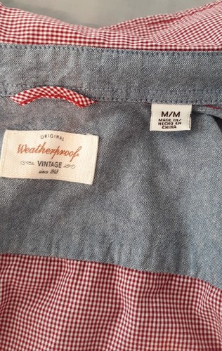 Weatherproof - Vintage Women's Size M Striped Red Long Sleeve Shirt - - Picture 3 of 9
