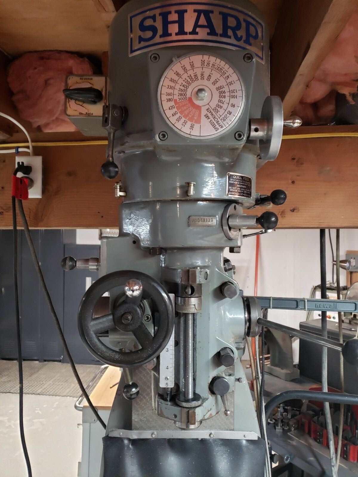 Sharp Mill With DRO, X and YAxis Powerfeeds eBay