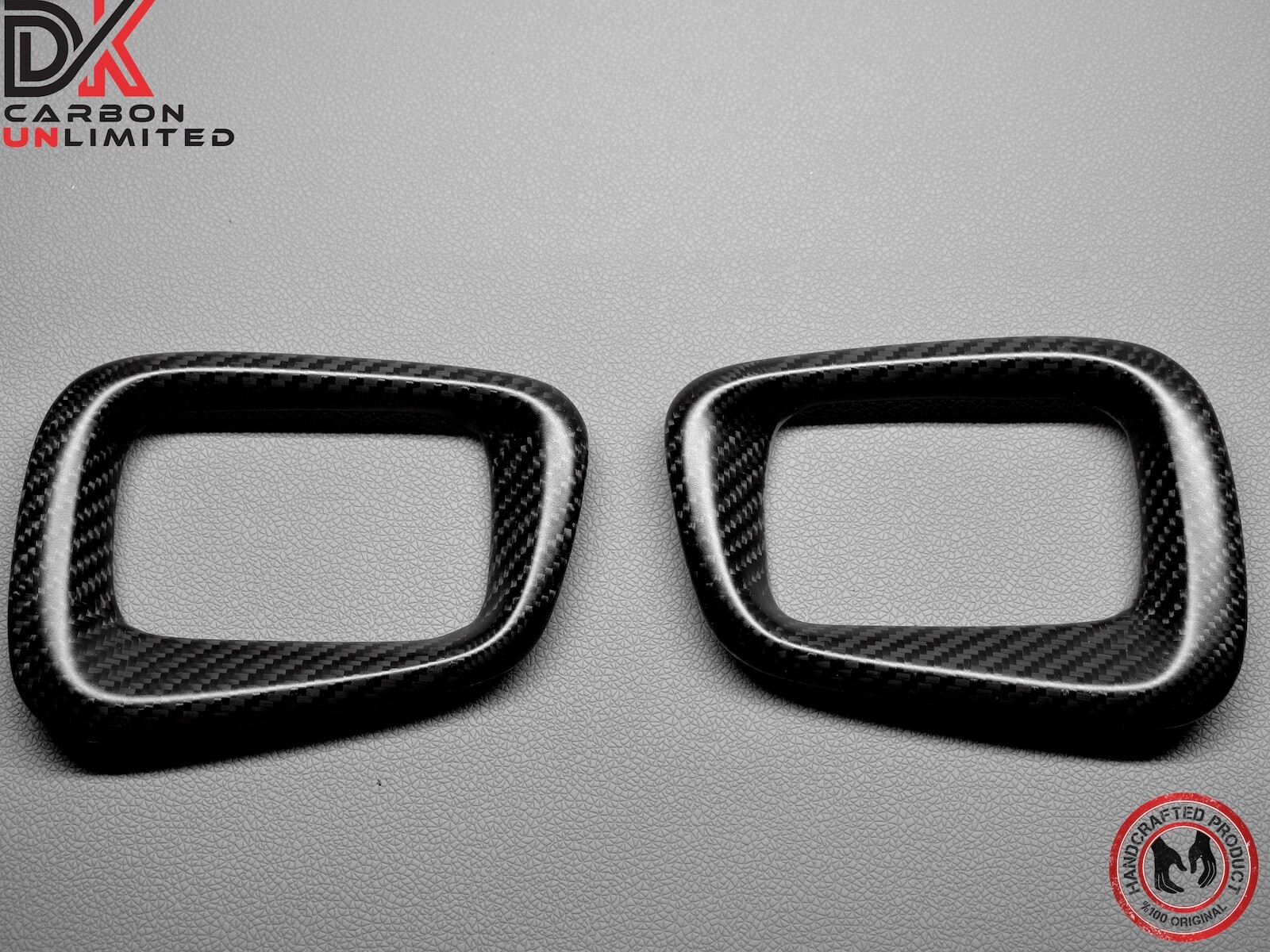 2019 Aston Martin DB11 DBS Superleggera Matte Satin Carbon Air Vent Bezels Trims
