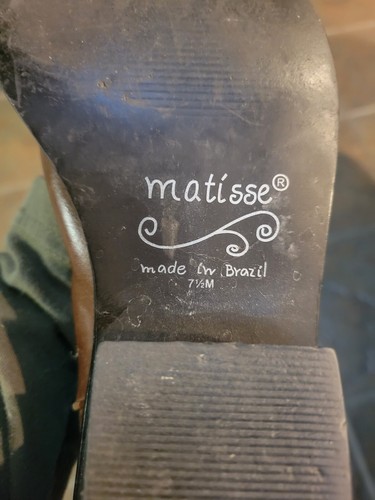 Beautiful Sundance Catalog Handmade Cowboy Western Boots Size 7.5 Matisse - Picture 10 of 10