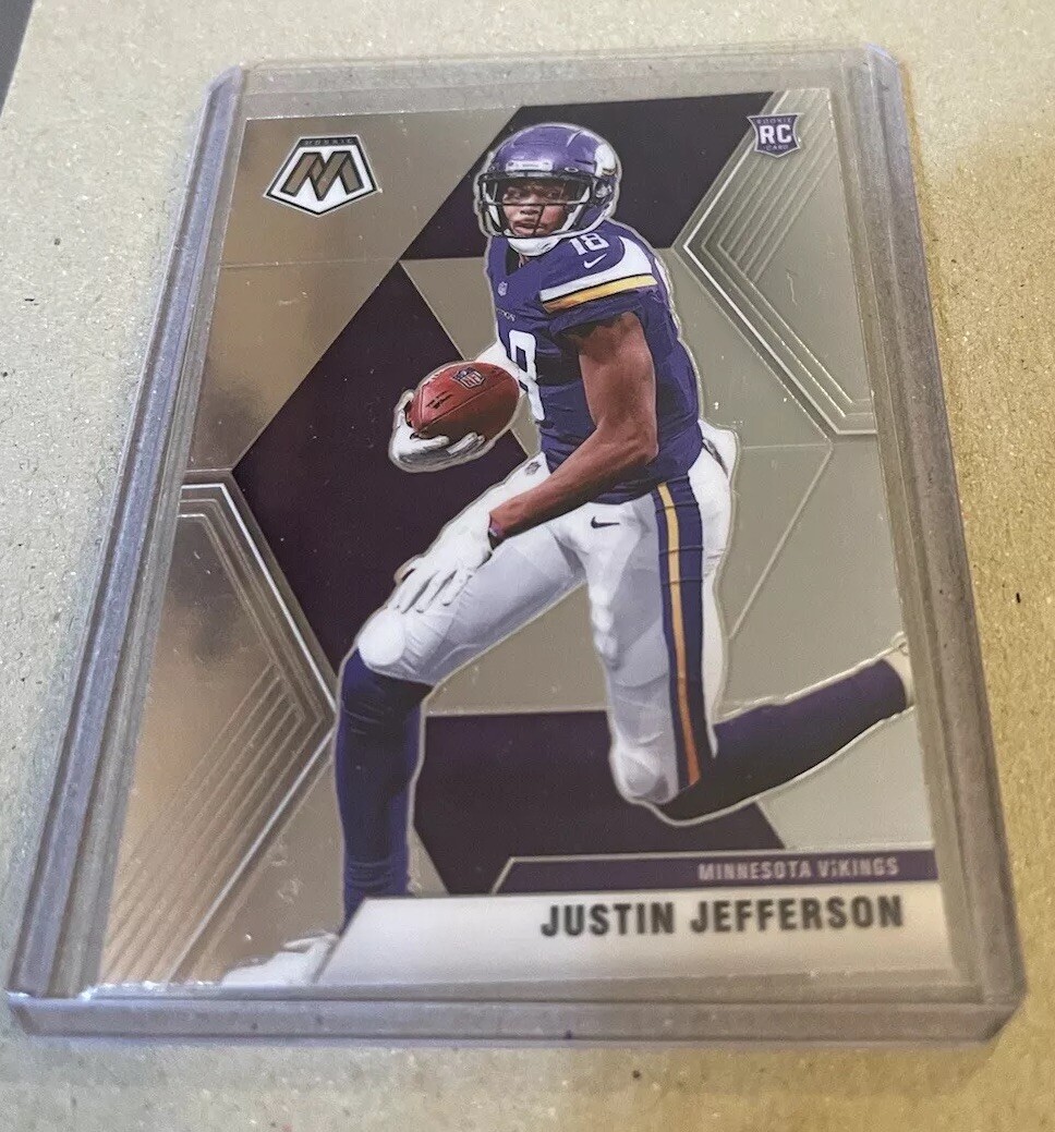 2020 Justin Jefferson Panini Mosaic - Rookies Silver Prizm #209