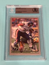STEVE McMICHAEL Signed 1993 FLEER Card #372 Beckett Authenticated BAS