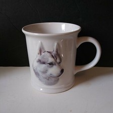 Vintage Husky Expres Best Friends 1995 2D Ceramic Mug By Barbara Angello