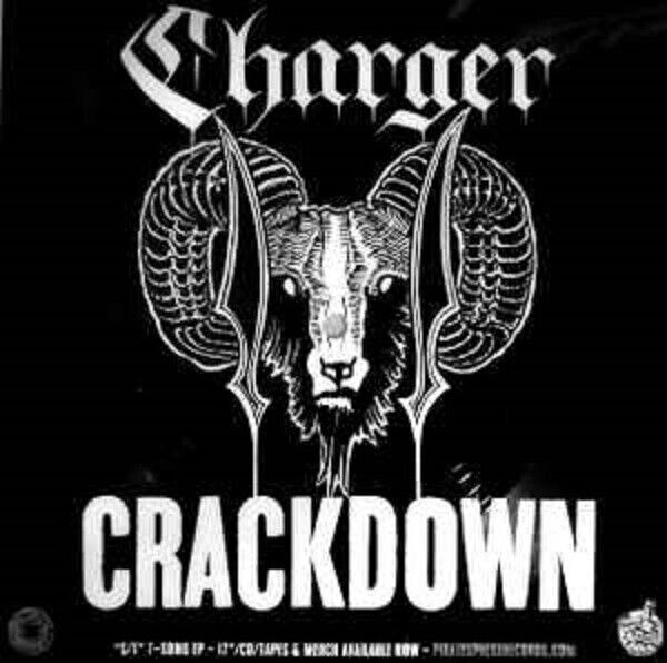 CHARGER - Crackdown & Summon 2 x 7" .45 Flexi Vinyl Single Lot Punk Rock Record