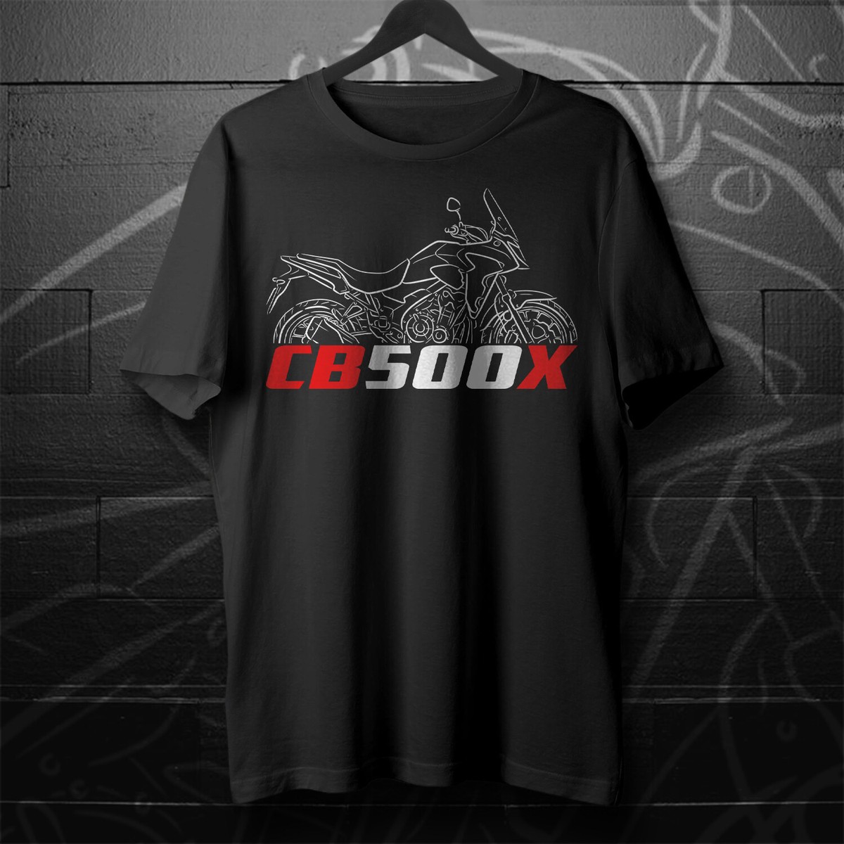 Tシャツ・カットソー HONDA MOTORCYCLE Logo Artwork Tshirt Black s-l1200.jpg
