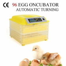 Bird Egg Incubator Poultry Hatcher Breeder Automatic Egg Turning 96 eggs