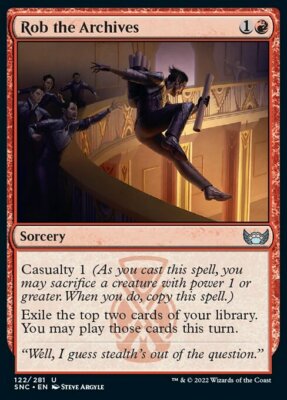 ROB THE ARCHIVES x4 mtg NM-M Streets of New Capenna 4 Unc