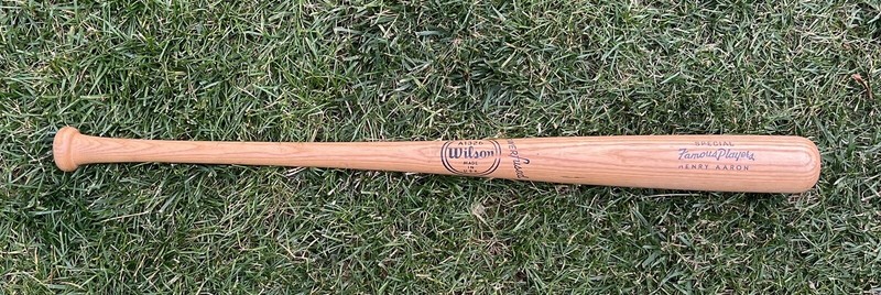 Hank Aaron Vintage Wilson Wood Baseball Bat A1326 Power Fused 32” Looks New