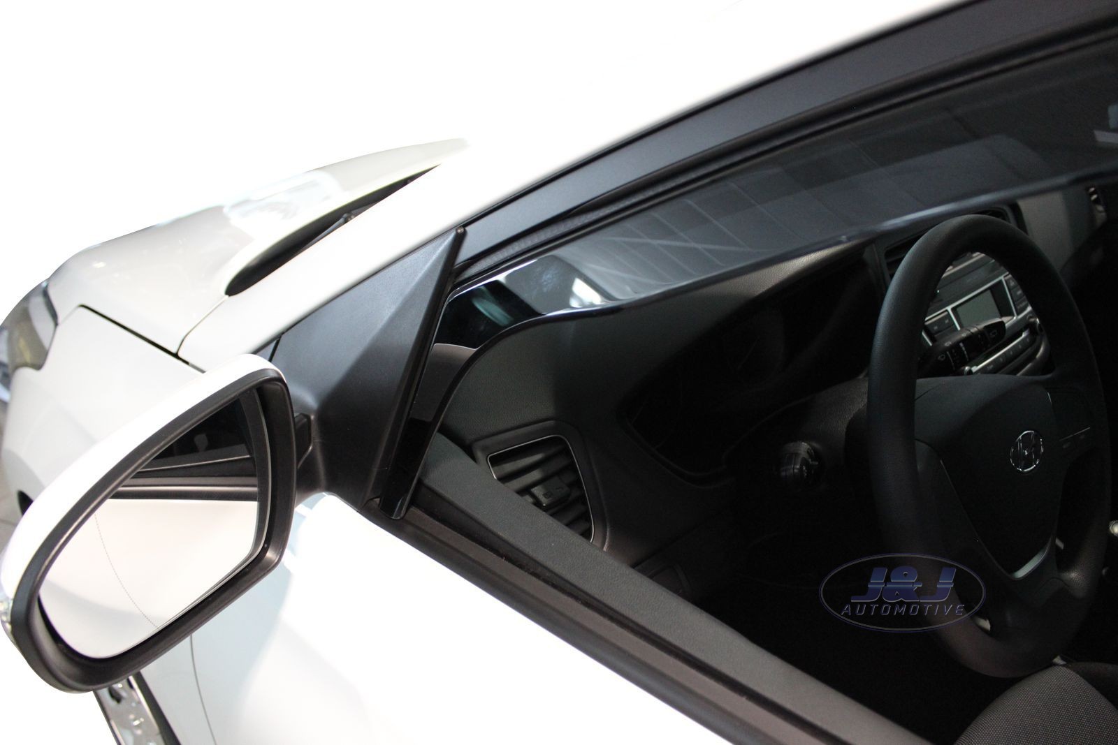 TO FIT HYUNDAI i20 mk2 2015 2020 wind deflectors 4pc TINTED HEKO