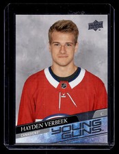 2020-21 Upper Deck #714 Young Guns Hayden Verbeek Canadians