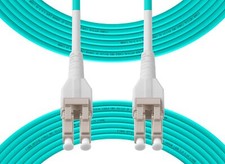 Uniboot OM3 LC to LC Fiber Patch Cable, Multi-Mode Duplex Fiber Optic Cable J...