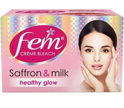 Fem Cream Bleach (Saffron & Milk)- 24gm