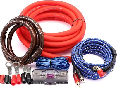 Kit De Cableado De Audio Para Amplificador De Automóvil De Calibre 0: El Cablead
