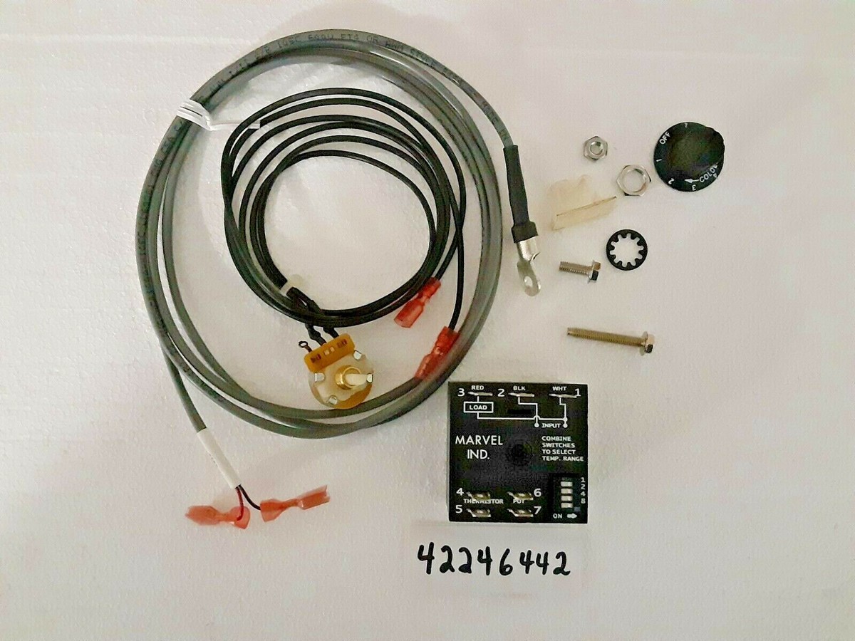 Marvel Refrigeration, Wine Cooler, Thermostat Kit Genuine OEM, NOS 