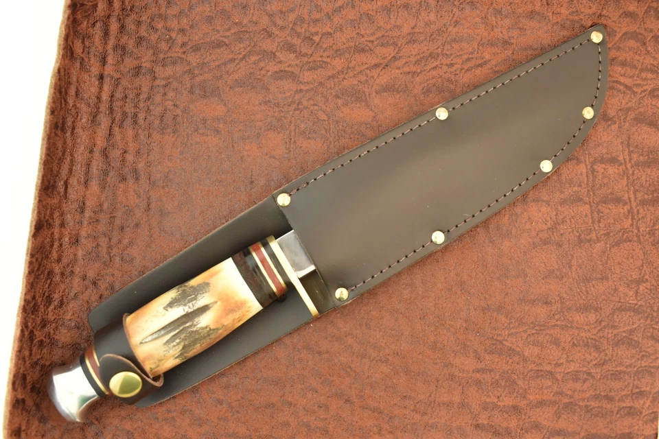 JOHN NOWILL & SONS LTD SHEFFIELD ENGLAND STAG 固定刀片蝴蝶结刀 (20801) — 第 4/4 张图片