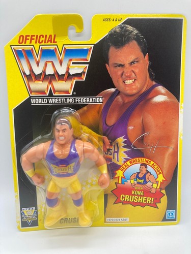 Vintage WWF Hasbro CRUSH Series 7 MOC 1992 Wrestli...
