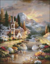 Needlework Crafts Full Embroidery Counted Cross Stitch Kits 14 ct Early Service