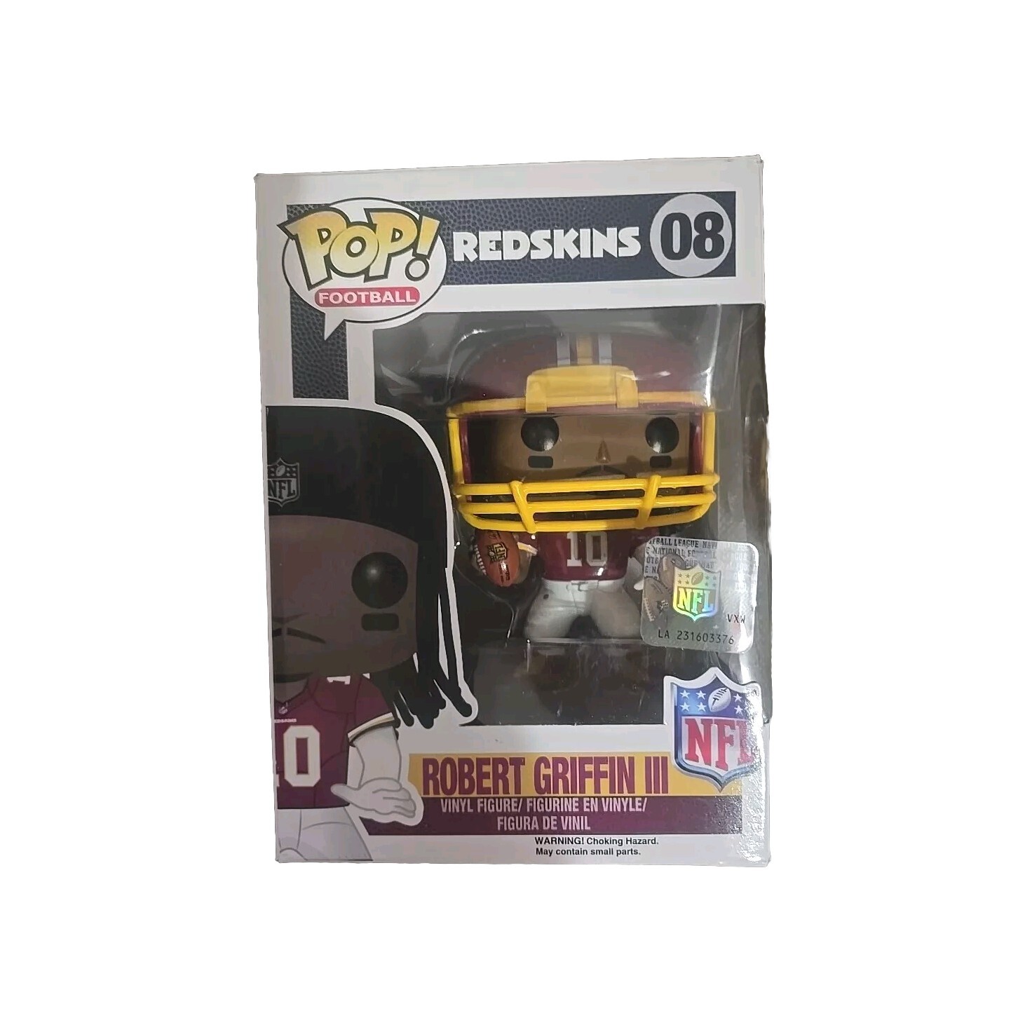 Funko Pop! Vinyl: Robert Griffin Iii #8: Redskins