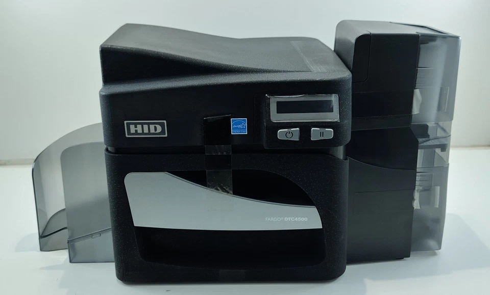 HID FARGO DTC4500 Single Sided Base Model USB and Ethernet ID Card Printer - Image 3 of 4